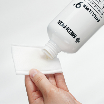 Очищающее средство для удаления черных точек, 250 мл | Medi-Peel Extra Super 9+ Cotton Pad фото 3