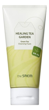 Пенка для умывания с экстрактом зеленого чая, 170 мл | THE SAEM Healing Tea Garden Green Tea Cleansing Foam фото 1
