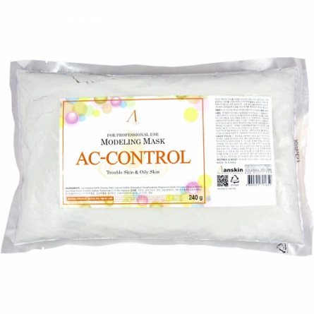 Маска альгинатная для проблемной кожи против акне (пакет), 240 гр | ANSKIN AC Control Modeling Mask Refill фото 2
