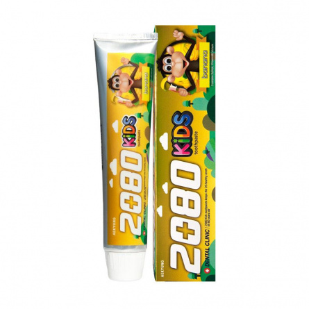 Зубная паста для детей с ароматом банана, 80 гр | Dental Clinic 2080 Kids Banana Toothpaste фото 1