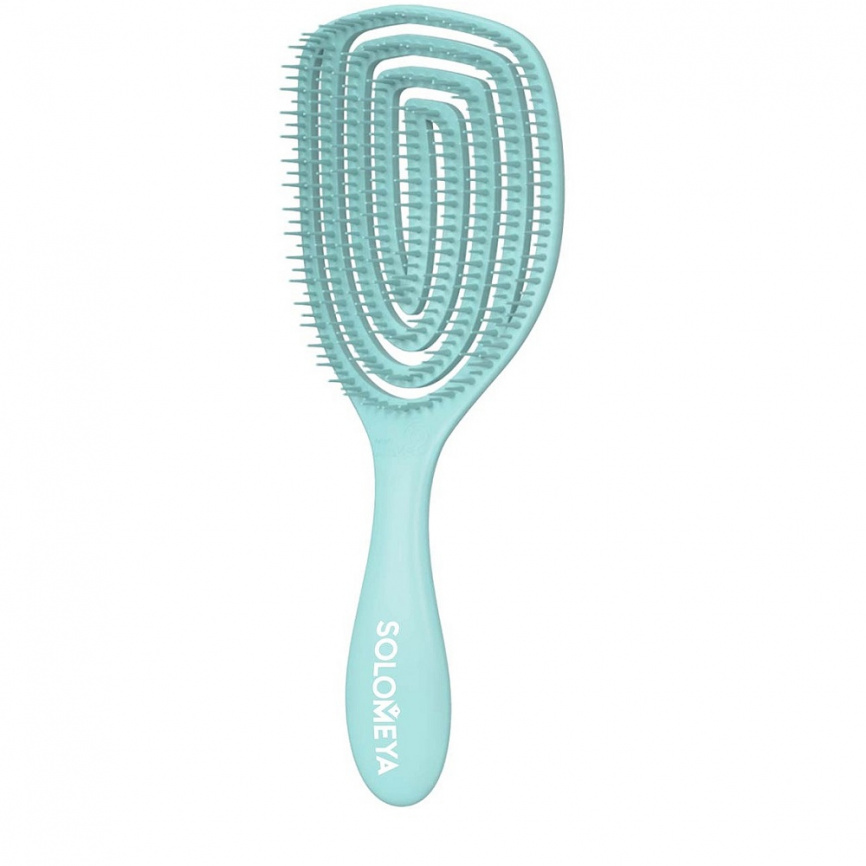Расческа для волос с ароматом жасмина, 1 шт | SOLOMEYA Wet Detangler Brush Oval Jasmine фото 1