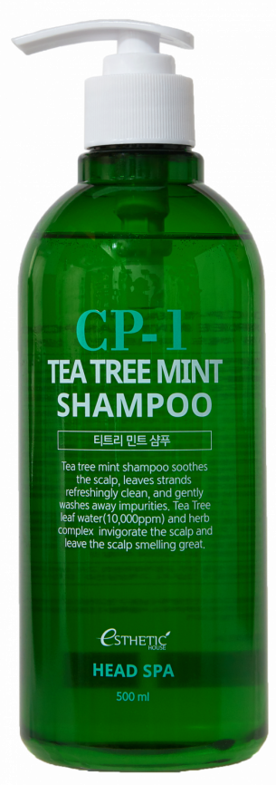Шампунь для волос с чайным деревом и мятой, 500 мл | ESTHETIC HOUSE CP-1 TEA TREE MINT SHAMPOO фото 1