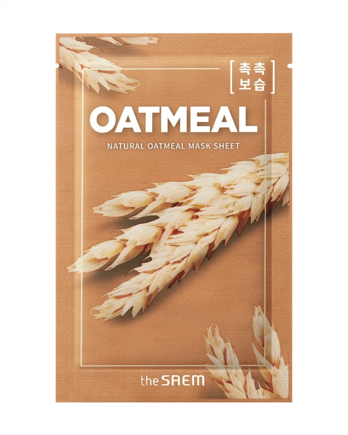 Маска тканевая с экстрактом овсянки, 21 мл | THE SAEM Natural Oatmeal Mask Sheet фото 1