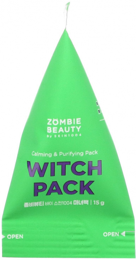 Набор глиняных масок с экстрактом зеленого чая, 8шт*15гр+1шт | SKIN1004 Zombie Beauty Witch Pack фото 2