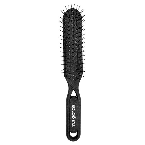 Био-расческа для волос из натурального кофе, 1 шт | SOLOMEYA Detangler Bio Hairbrush for Wet & Dry Hair Coffee Material фото 1