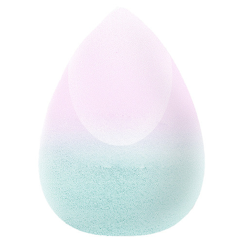 Спонж для макияжа меняющий цвет, со срезом, 1 шт | SOLOMEYA Blue-Pink Color Changing Blending Sponge фото 2