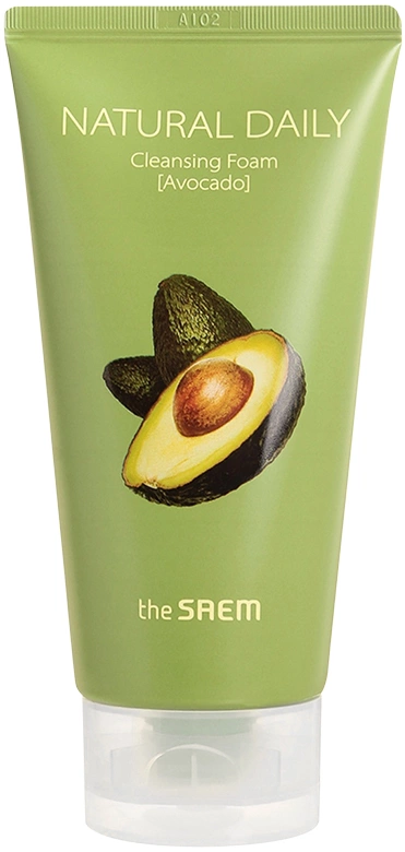 Пенка для умывания с авокадо, 150 мл | The Saem Natural Daily Cleansing Foam Avocado фото 1