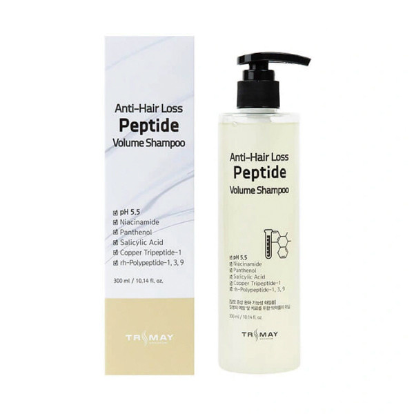 Шампунь с пептидами для объема волос, 300 мл | TRIMAY Anti-Hair Loss Peptide Volume Shampoo фото 3