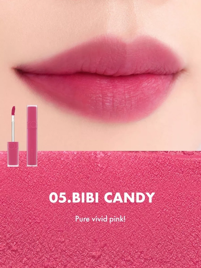 Матовый тинт для губ, 5 гр | ROM&ND Blur Fudge Tint 05 Bibi Candy фото 2