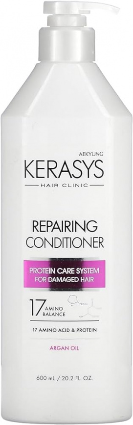 Восстанавливающий кондиционер для волос, 600 мл | Kerasys Hair Clinic Repairing Conditioner фото 1