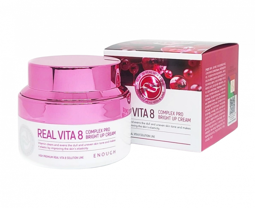 Крем для лица питательный, 50 мл | ENOUGH Real Vita 8 Complex Pro Bright Up Cream фото 1
