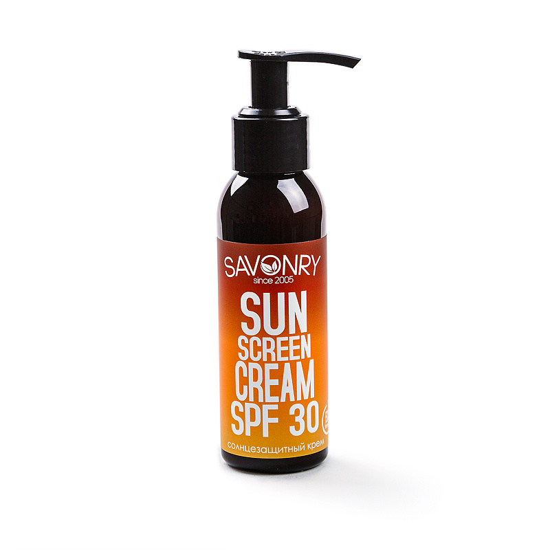 Солнцезащитный крем для лица и тела, 100 мл | Savonry Sun Screen Cream SPF 30 фото 1