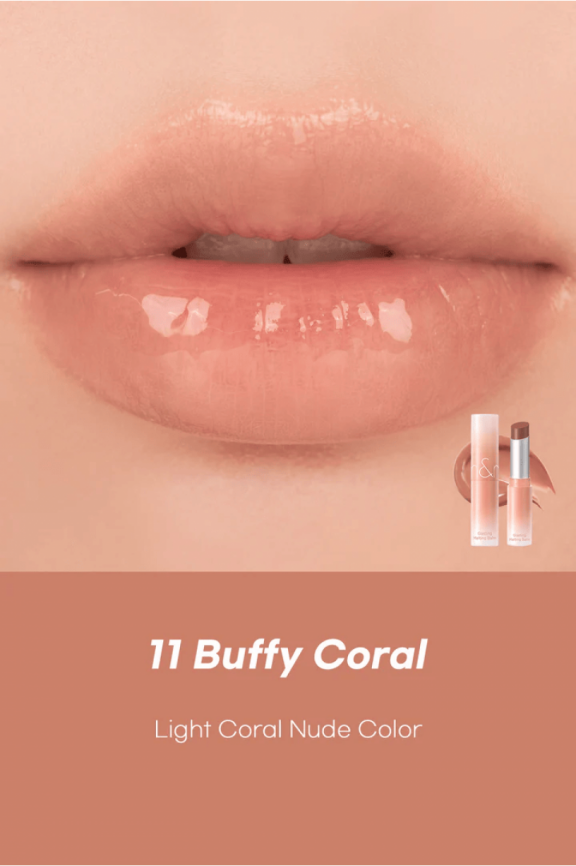 Оттеночный бальзам для губ, 3,5 гр | ROM&ND Glasting Melting Balm 11 Buffy Coral фото 2
