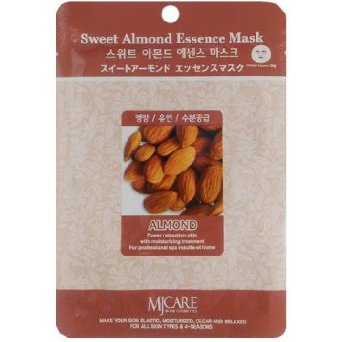 Маска тканевая миндаль, 23 гр | MIJIN Sweet Almond Essence Mask фото 1