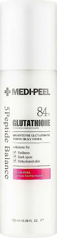 Тонер против пигментации с глутатионом, 180 мл | Medi-Peel Bio-Intense Glutathione White Silky Toner фото 1