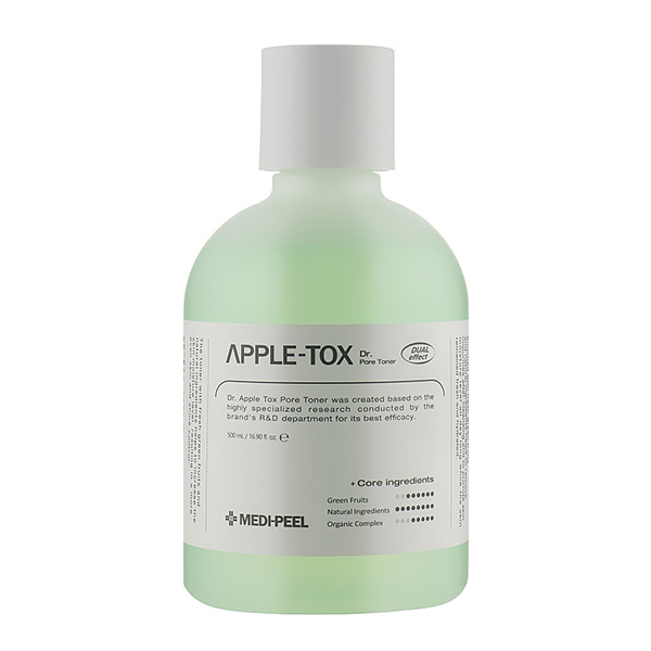 Пилинг-тонер с ферментированными экстрактами, 500 мл | Medi-Peel Apple-Tox Pore Toner фото 1