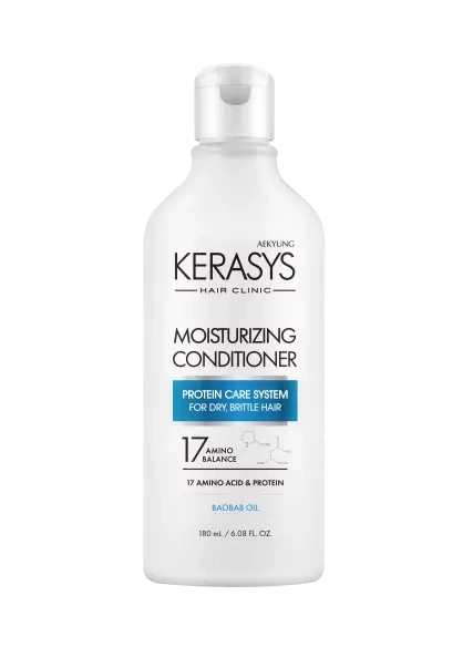 Увлажняющий кондиционер для волос, 180 мл | Kerasys Hair Clinic Moisturizing Conditioner фото 1