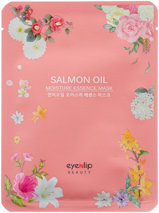 Маска для лица тканевая лососевое масло, 25 гр | EYENLIP SALMON OIL MOISTURE ESSENCE MASK фото 1