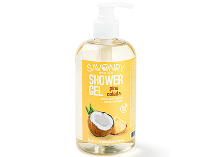 Гель для душа с ароматом Пина Колада, 500 гр | Savonry Shower Gel Pina Colada фото 1