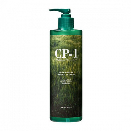 Натуральный увлажняющий шампунь для волос, 500 мл | ESTHETIC HOUSE CP-1 Daily Moisture Natural Shampoo фото 1