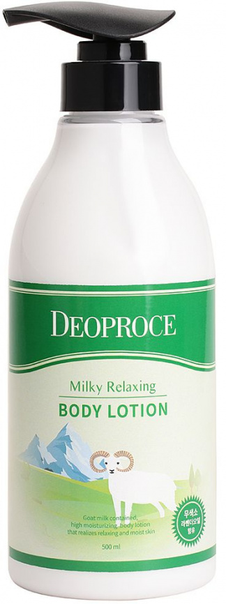 Лосьон для тела с молоком, 500 мл | DEOPROCE MILKY RELAXING BODY LOTION фото 1