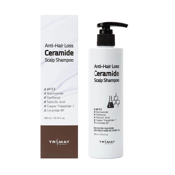 Шампунь с керамидами, 300 мл | TRIMAY Anti-Hair Loss Ceramide Scalp Shampoo фото 3