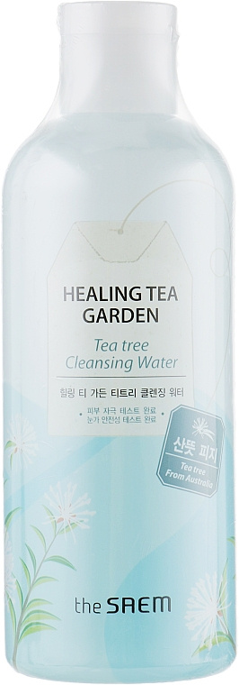 Средство для снятия макияжа с чайным деревом, 300 мл | THE SAEM Healing Tea Garden Tea Tree Cleansing Water фото 1