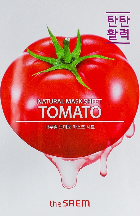 Тканевая маска с экстратом томата, 21 мл | THE SAEM Natural Tomato Mask Sheet фото 2