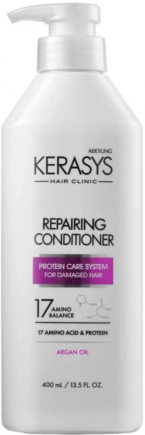 Восстанавливающий кондиционер для волос, 400 мл | Kerasys Hair Clinic Repairing Conditioner фото 1