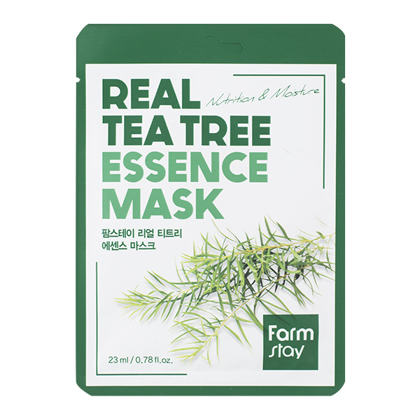 Тканевая маска для лица с экстрактом чайного дерева, 23 мл | FarmStay Real Tea Tree Essence Mask фото 1
