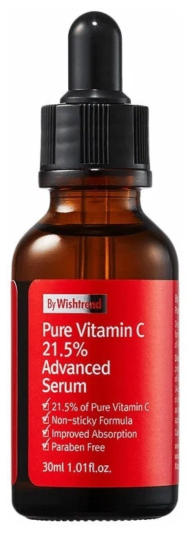 Сыворотка с витамином С, 30 мл | BY WISHTREND Pure Vitamin C 21.5% Advanced Serum фото 1
