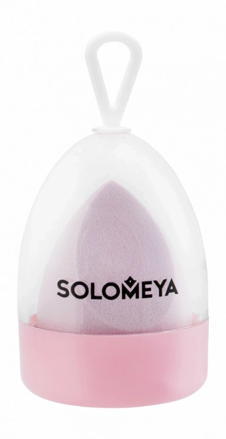 Спонж для макияжа лиловый, со срезом, 1 шт | SOLOMEYA Flat End Blending Sponge Lilac фото 1