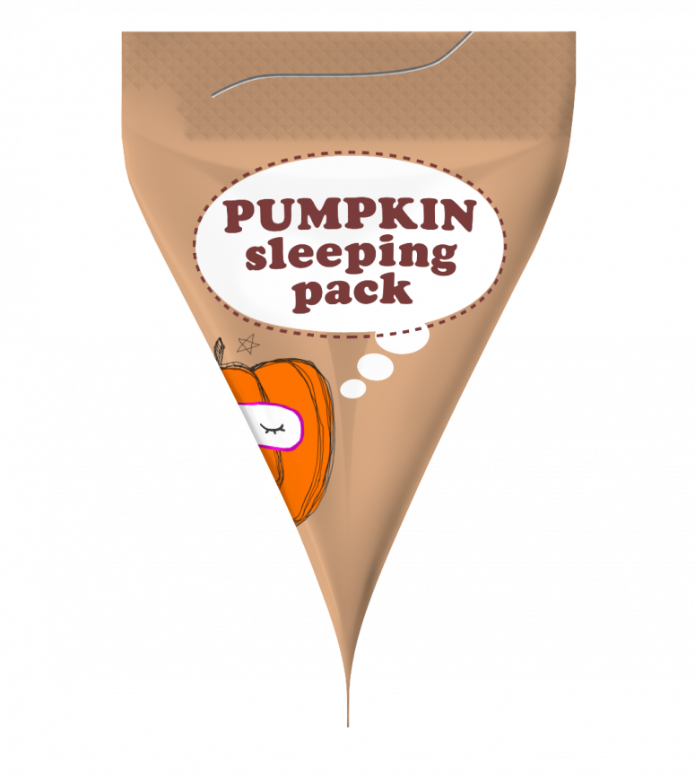 Ночная энзимная маска с тыквой и керамидами, 2мл | Too Cool For School Pumpkin Sleeping Pack фото 1