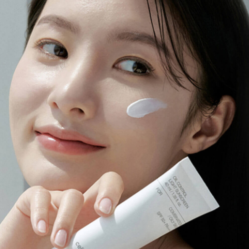 Солнцезащитный крем для жирной кожи, 40 мл | Celimax Oil Control Light Sunscreen SPF50+PA++++ фото 3