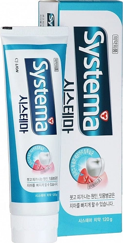 Зубная паста для ежедневного ухода за полостью рта со вкусом ледяной мяты, 120 гр | LION Systema Ice Mint Alpha Toothpaste фото 1