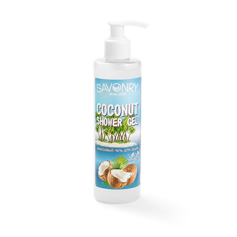 Гель для душа с ароматом кокоса, 250 мл | Savonry Coconut Shower Gel фото 1
