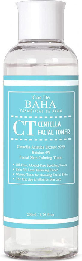 Восстанавливающий тонер с центеллой азиатской, 200 мл | Cos De Baha Centella Facial Toner фото 1