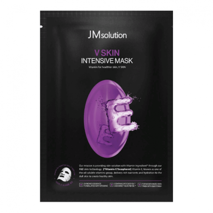Питательная тканевая маска с токоферолом, 30 мл | JMsolution V Skin Intensive Mask фото 1