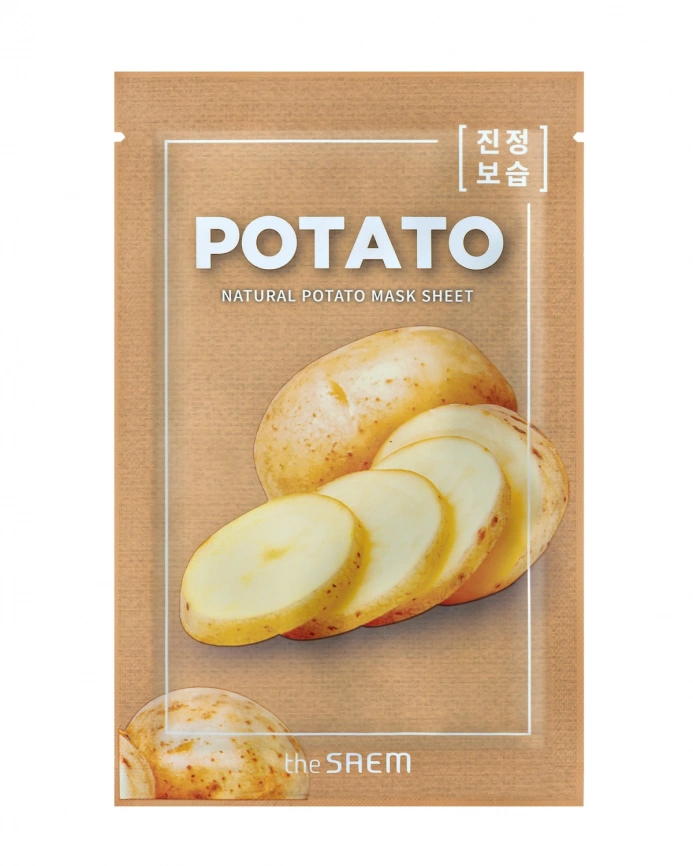Маска тканевая с экстрактом картофеля, 21 мл | THE SAEM Natural Potato Mask Sheet фото 1