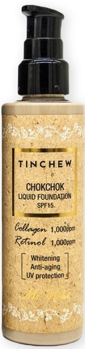 Тональная основа с коллагеном и ретинолом, 110 гр | Tinchew Chok Chok #21 фото 1