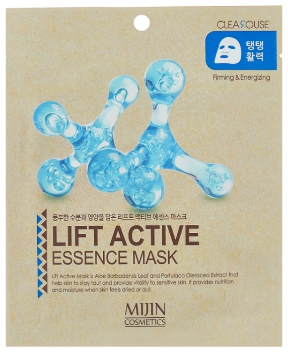 Маска для лица тканевая лифтинг эффект, 25 гр | MIJIN LIFT ACTIVE ESSENCE MASK фото 1