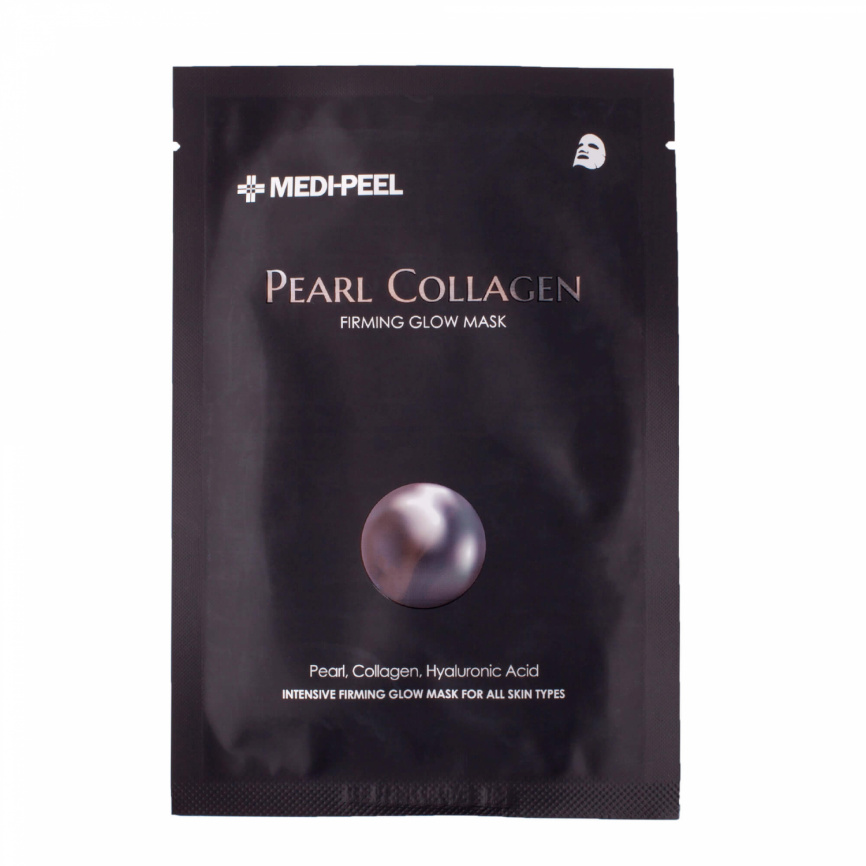 Тканевая маска разглаживающая с жемчугом и коллагеном, 25 мл | Medi-Peel Pearl Collagen Mask фото 1