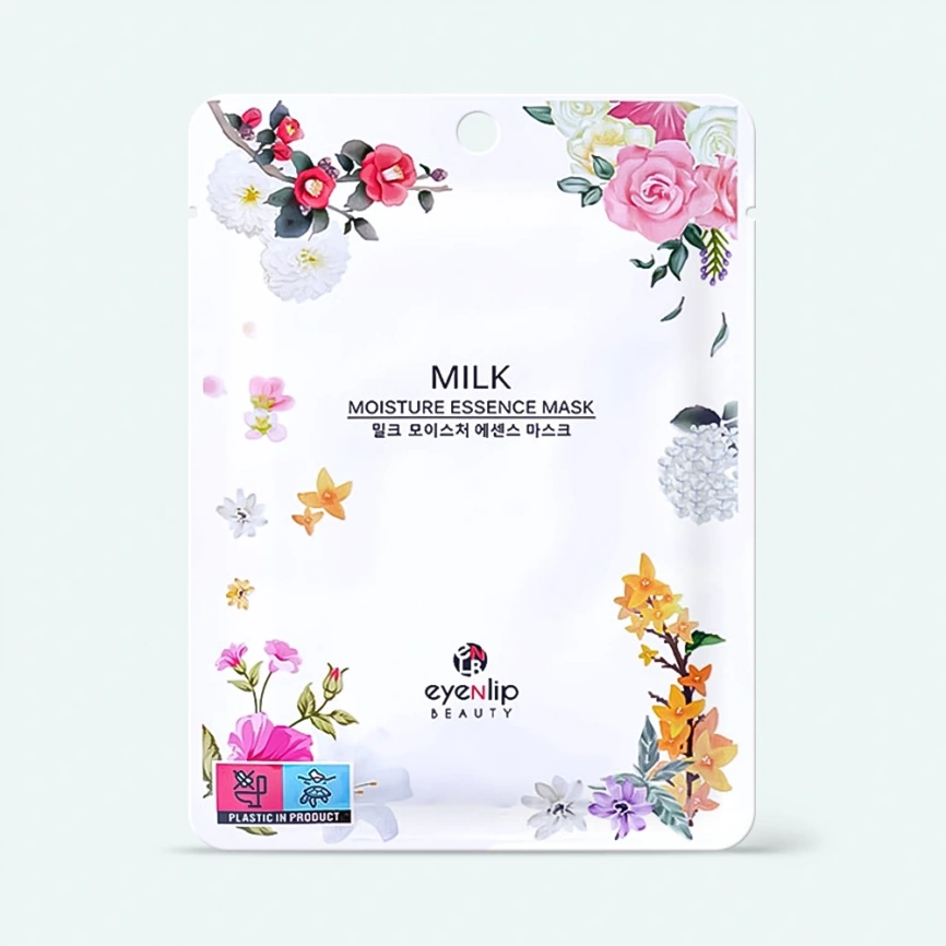 Маска для лица тканевая с молоком, 25 гр | EYENLIP Moisture Essence Mask Milk фото 1