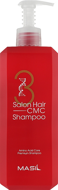 Восстанавливающий профессиональный шампунь с аминокислотами, 500 мл | MASIL 3 Salon Hair CMC Shampoo фото 1