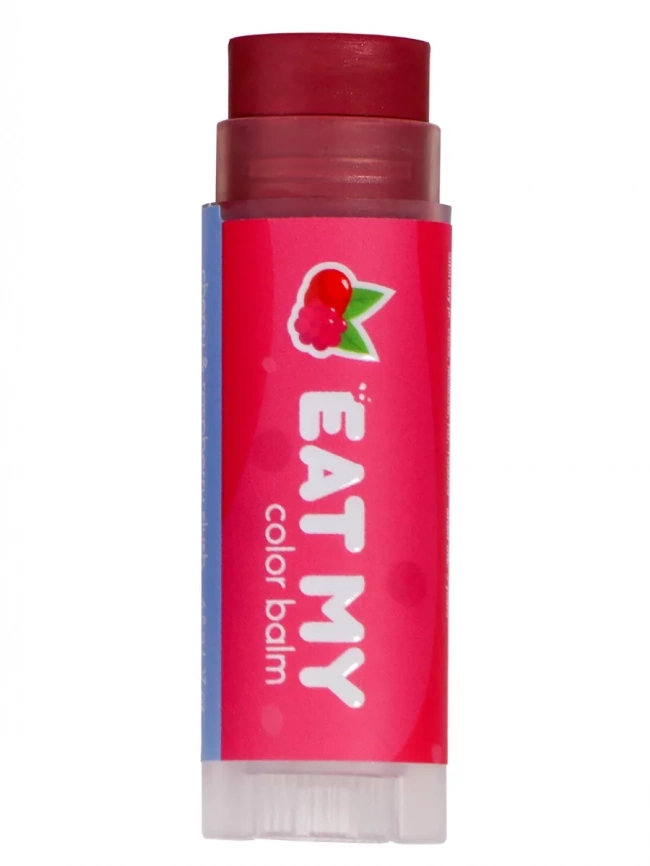 Оттеночный бальзам для губ "Вишнево-малиновый слаш", 4,8 гр | EAT MY Color Balm Cherry & Raspberry Slush фото 2