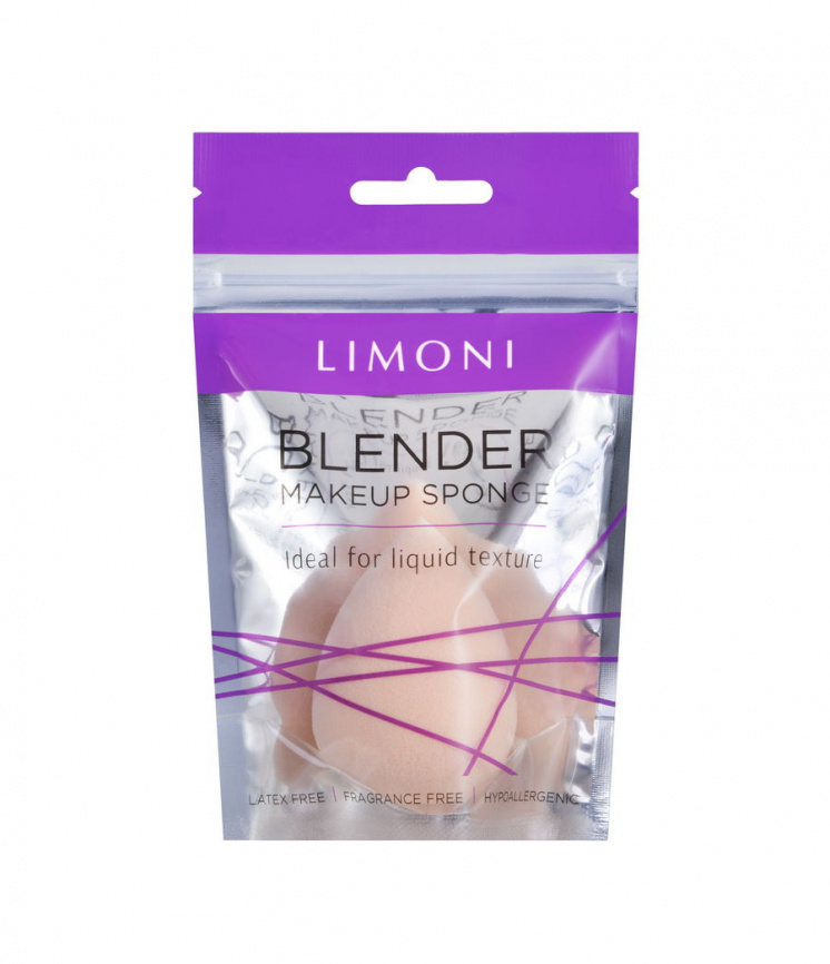Спонж для макияжа, 1 шт | LIMONI Blender Makeup Sponge Beige фото 1