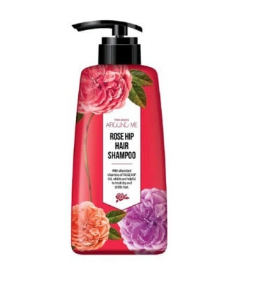 Шампунь для волос с розой, 500 мл | WELCOS Around me Rose Hip Hair Shampoo фото 1