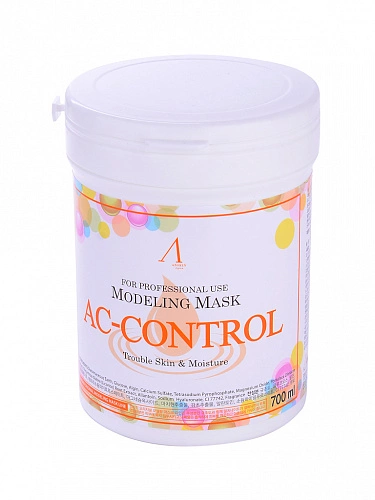 Маска альгинатная для проблемной кожи против акне (банка), 700 мл | ANSKIN AC Control Modeling Mask container фото 2