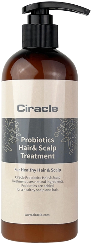 Маска с пробиотиками для ослабленных волос, 500 мл | CIRACLE Probiotics Hair & Scalp Treatment фото 1