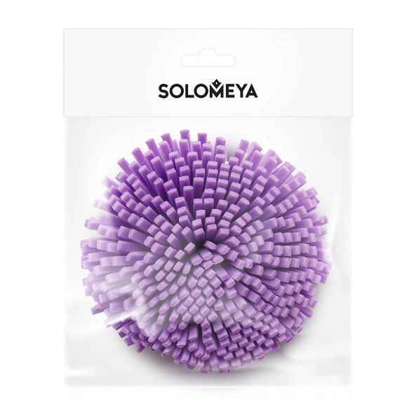 Мочалка-спонж для тела (фиолетовая), 1 шт | SOLOMEYA Bath Sponge Lilac фото 2
